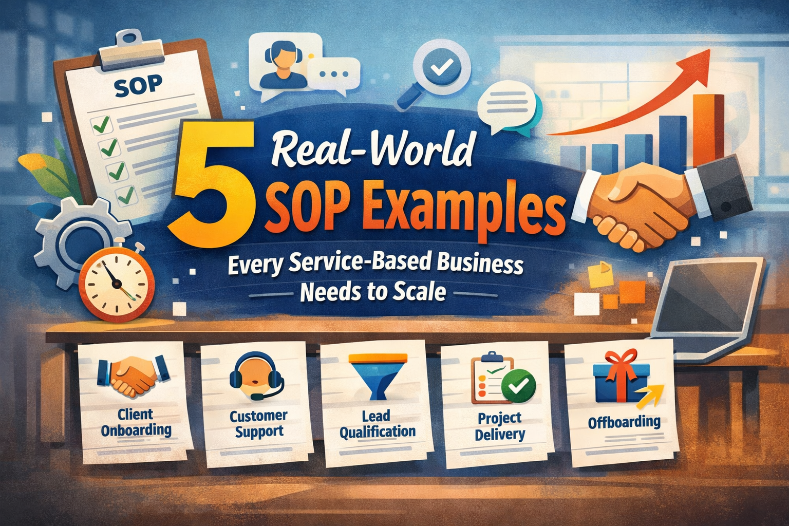 5 Real-World SOP Examples Every Service-Based Business Needs to Scale